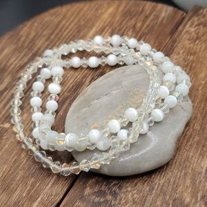 B2730 delicate feminine Moonstone garden meadow bracelet‎